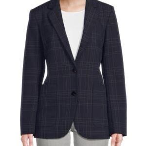 Theory windowpane classic jacket size 6